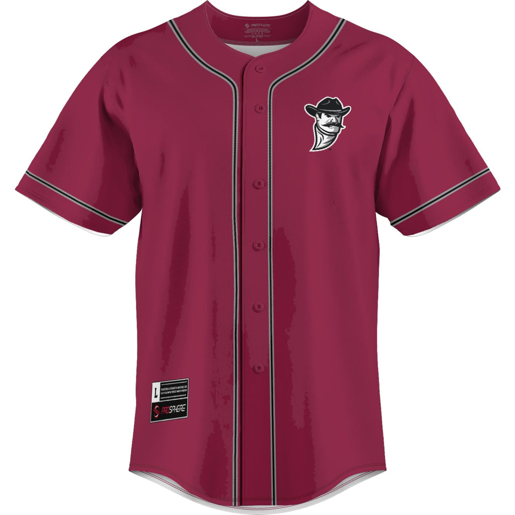 Crimson New Mexico State Aggies Lightweight Baseball Jersey