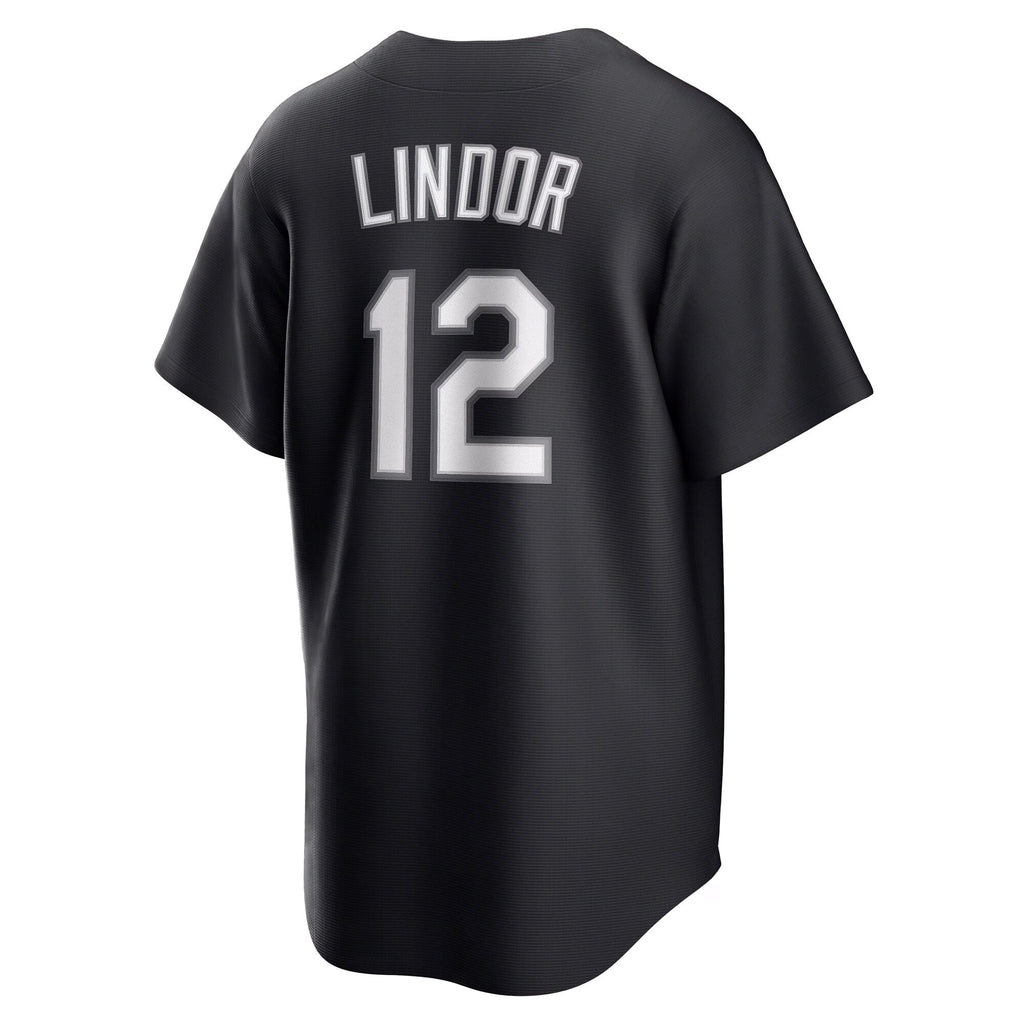 New York Mets Francisco Lindor Black Replica Player Baseball Jersey