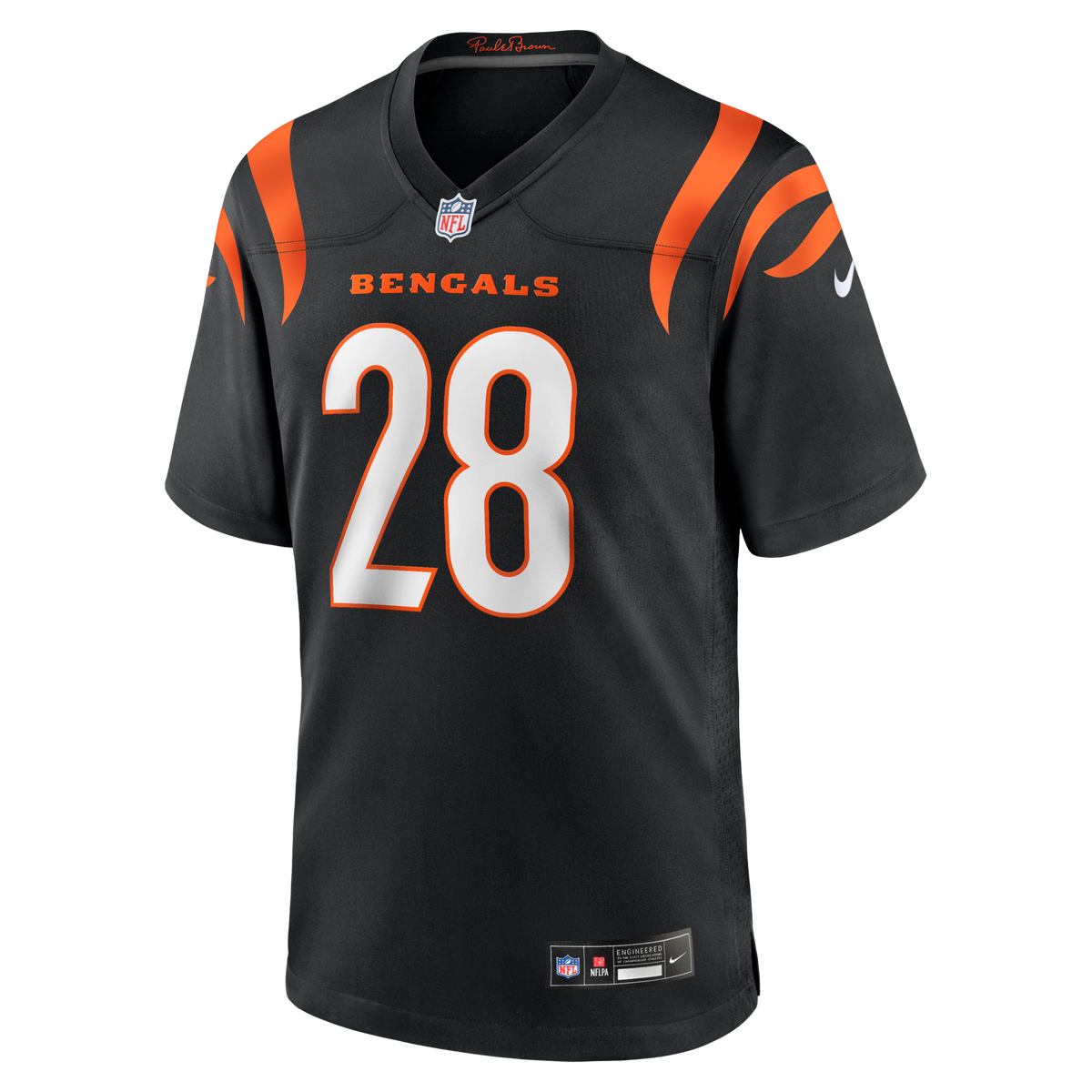 Cincinnati Bengals Josh Newton Black Game Football Jersey