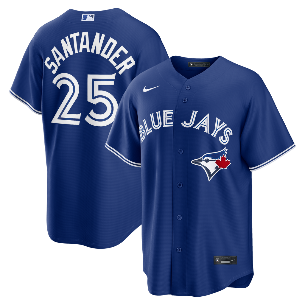 Toronto Blue Jays Anthony Santander Royal Alternate Replica Baseball Jersey