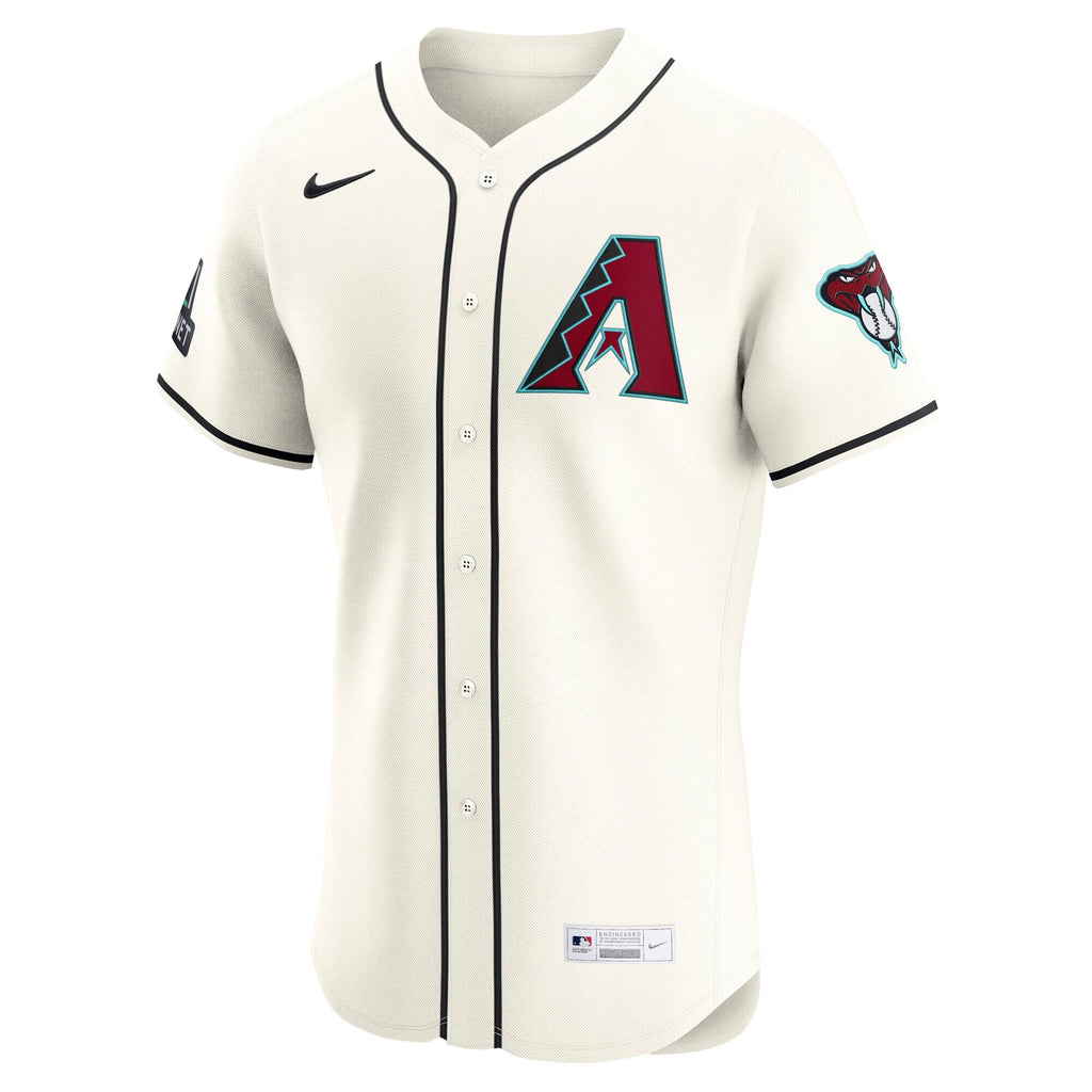 Arizona Diamondbacks Cream Home Elite Baseball Jersey
