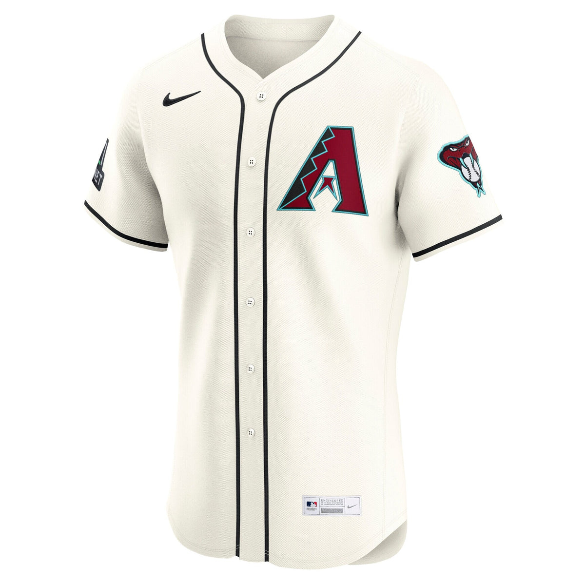 Arizona Diamondbacks Cream Home Elite Baseball Jersey