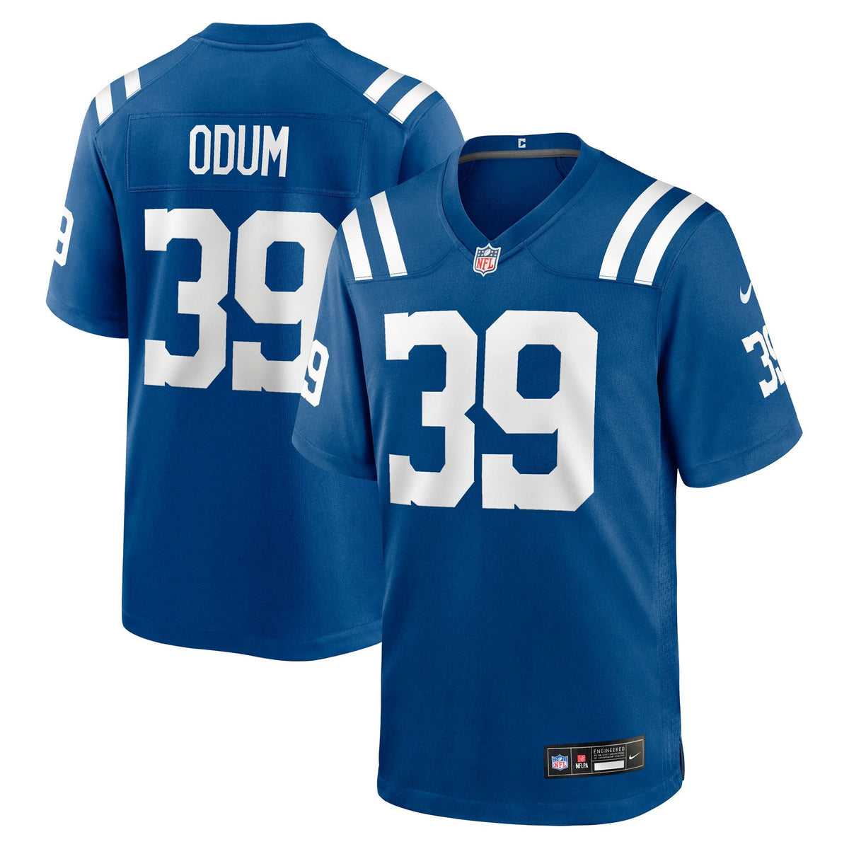 Indianapolis Colts George Odum Royal Team Game Football Jersey