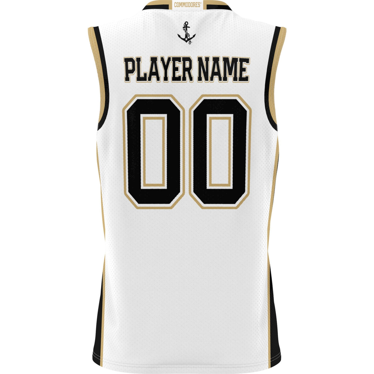Vanderbilt Commodores NIL Pick-A-Player Basketball Jersey - White