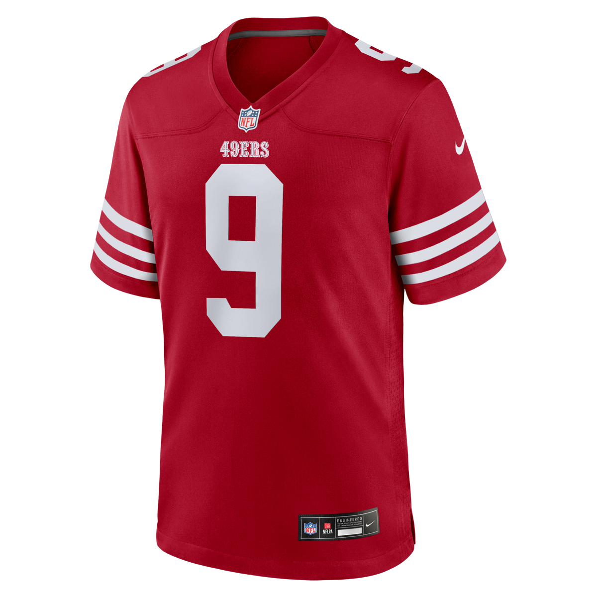 San Francisco 49ers Skyy Moore Scarlet Team Game Football Jersey