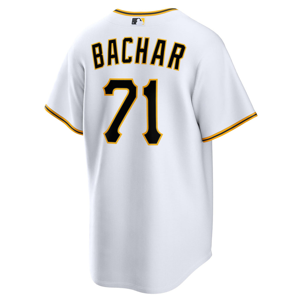 Pittsburgh Pirates Lake Bachar White Home Replica Baseball Jersey