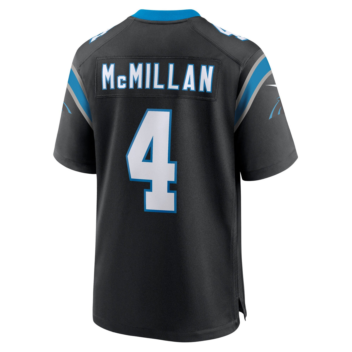 Carolina Panthers Tetairoa McMillan Black Team Game Football Jersey