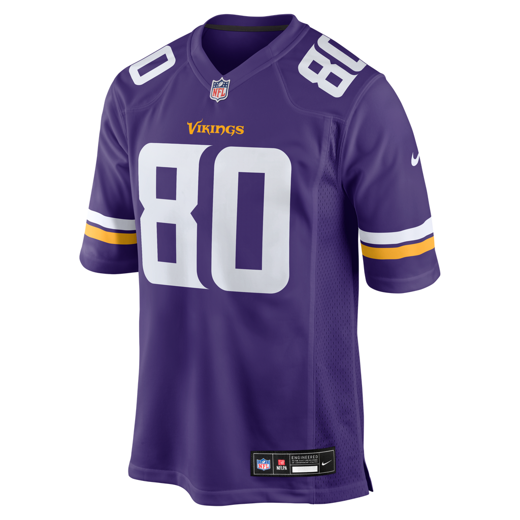 Minnesota Vikings Cris Carter Purple Game Retired Player Football Jersey
