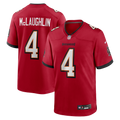 Tampa Bay Buccaneers Chase McLaughlin Red Game Player Football Jersey