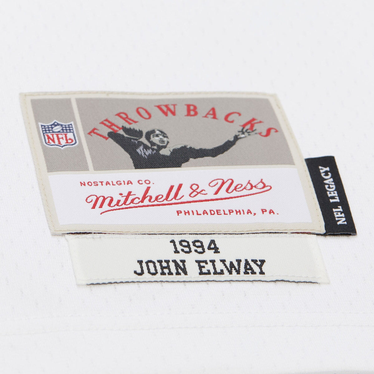 Denver Broncos John Elway White 1994 Legacy Replica Football Jersey