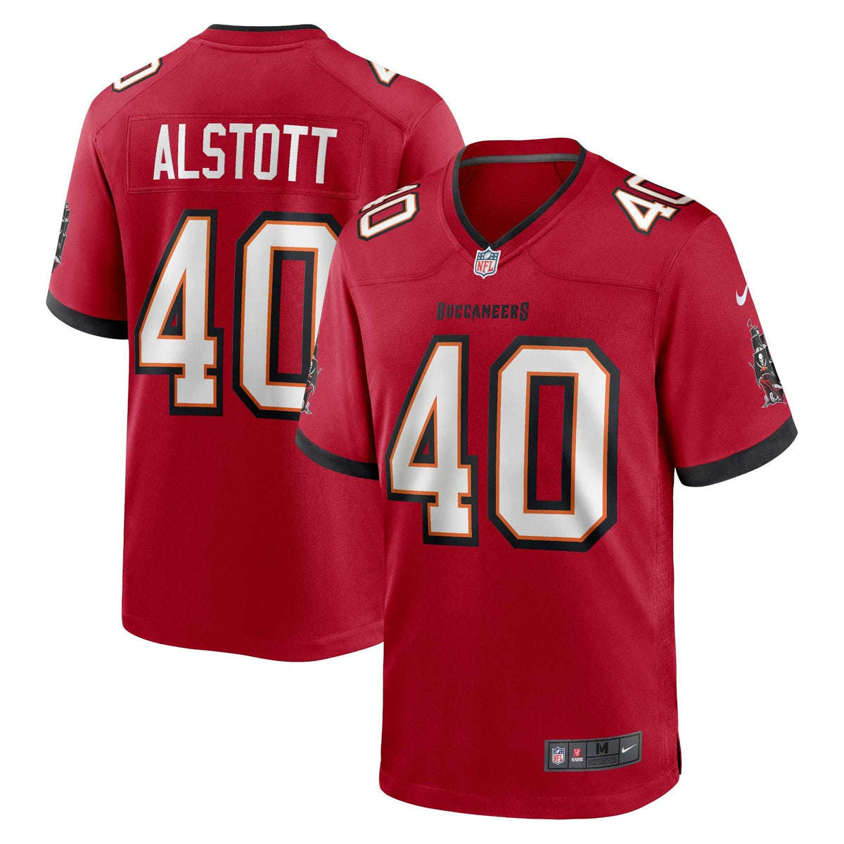 Tampa Bay Buccaneers Mike Alstott Red Retired Player Game Football Jersey