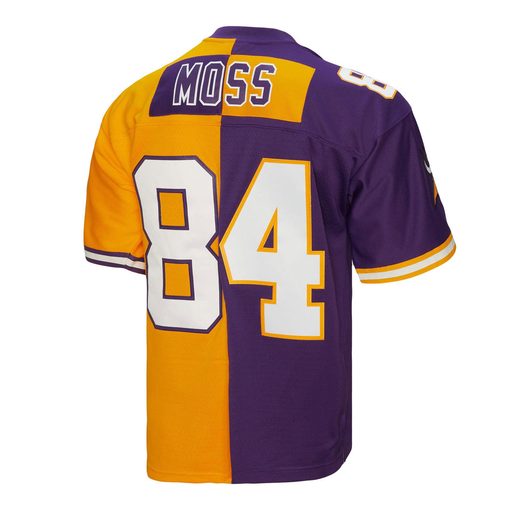 Minnesota Vikings Randy Moss Purple/Gold 1998 Split Legacy Replica Football Jersey