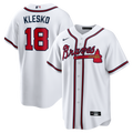 Atlanta Braves Ryan Klesko White Home Retired Player Replica Baseball Jersey