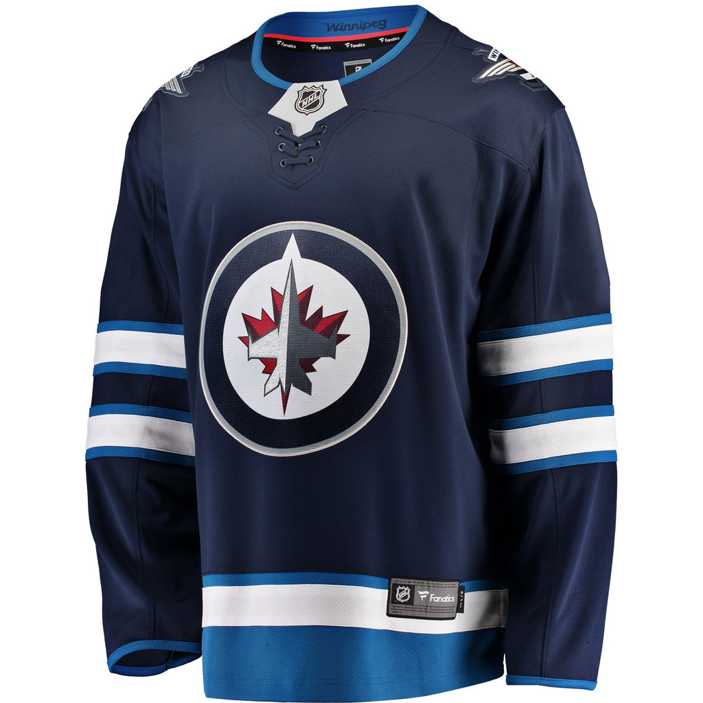 Winnipeg Jets Blue Breakaway Home Hockey Jersey