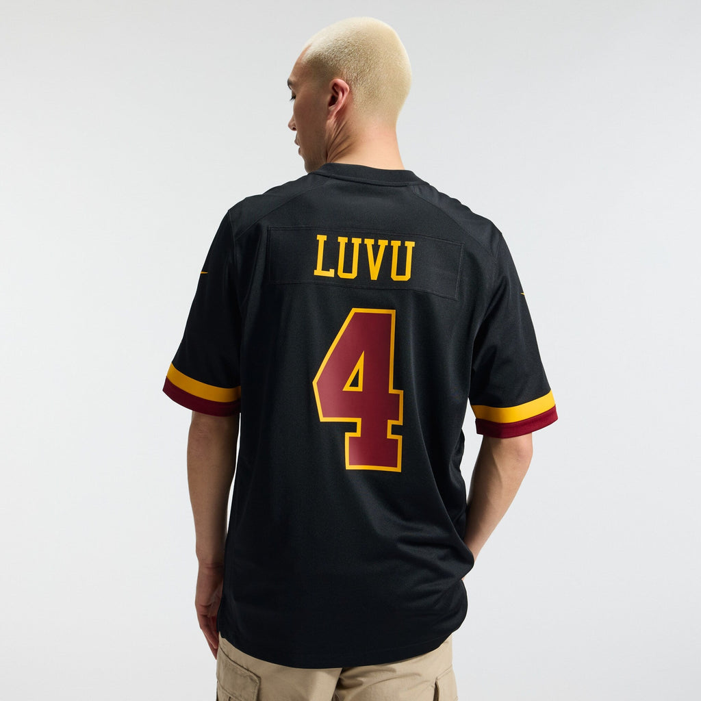 Washington Commanders Frankie Luvu Black Hail Raiser Alternate Game Football Jersey
