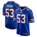 Buffalo Bills Tyrel Dodson Royal Game Player Football Jersey