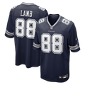 Dallas Cowboys CeeDee Lamb Navy Game Football Jersey