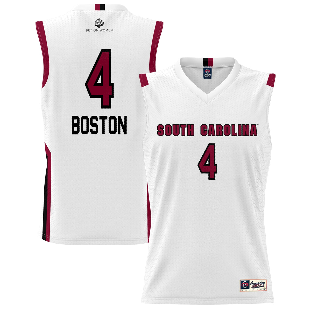 Aliyah Boston White South Carolina Gamecocks Lightweight Basketball Alumni Jersey