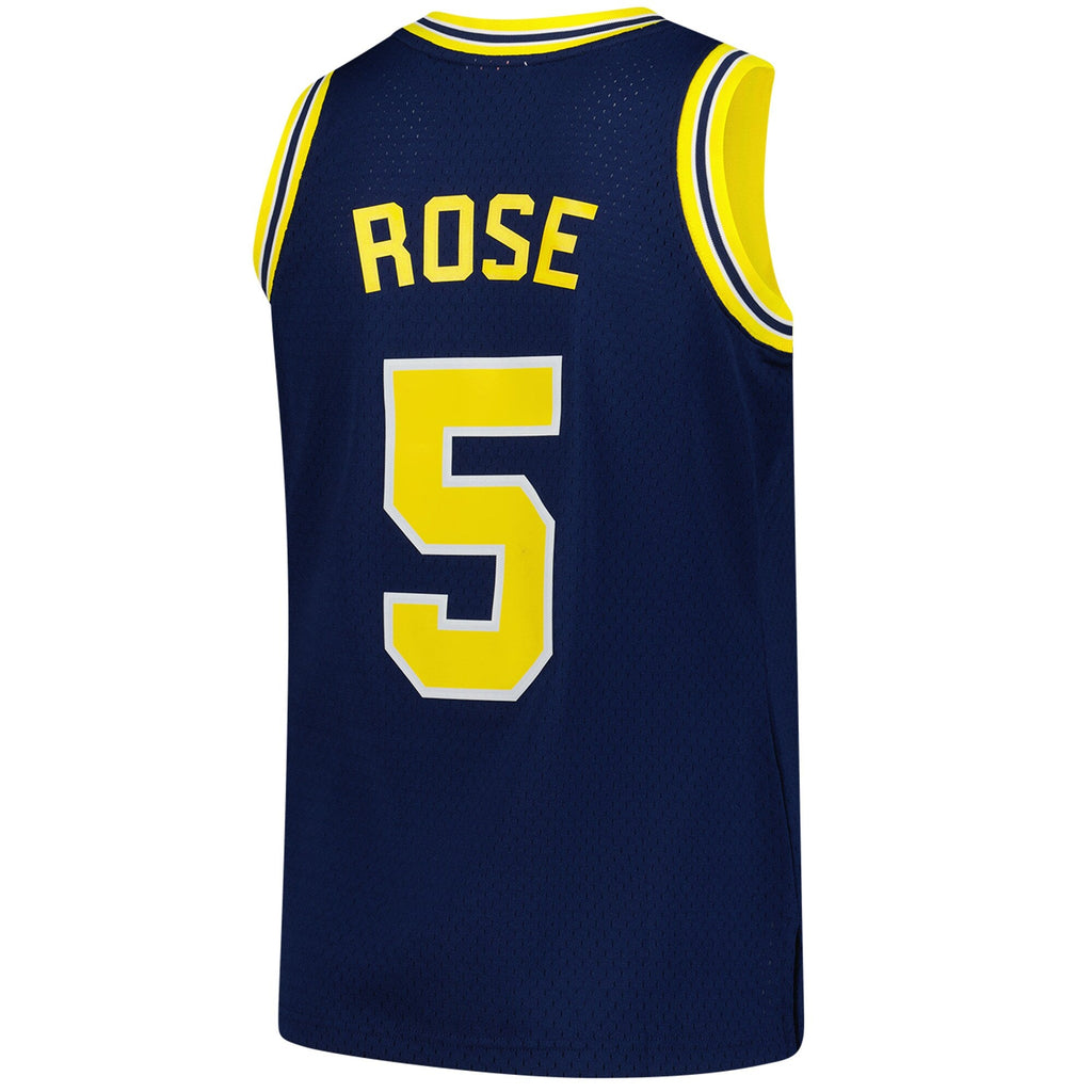 Jalen Rose Navy Michigan Wolverines 1991/92 Swingman Jersey
