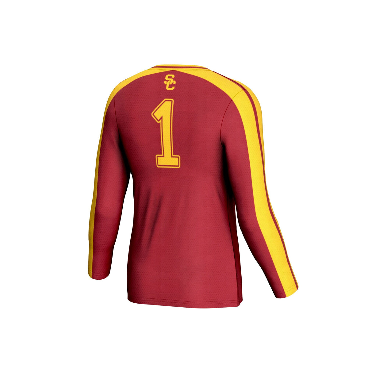 USC Trojans #1 Lightweight Volleyball Fashion Jersey - Cardinal
