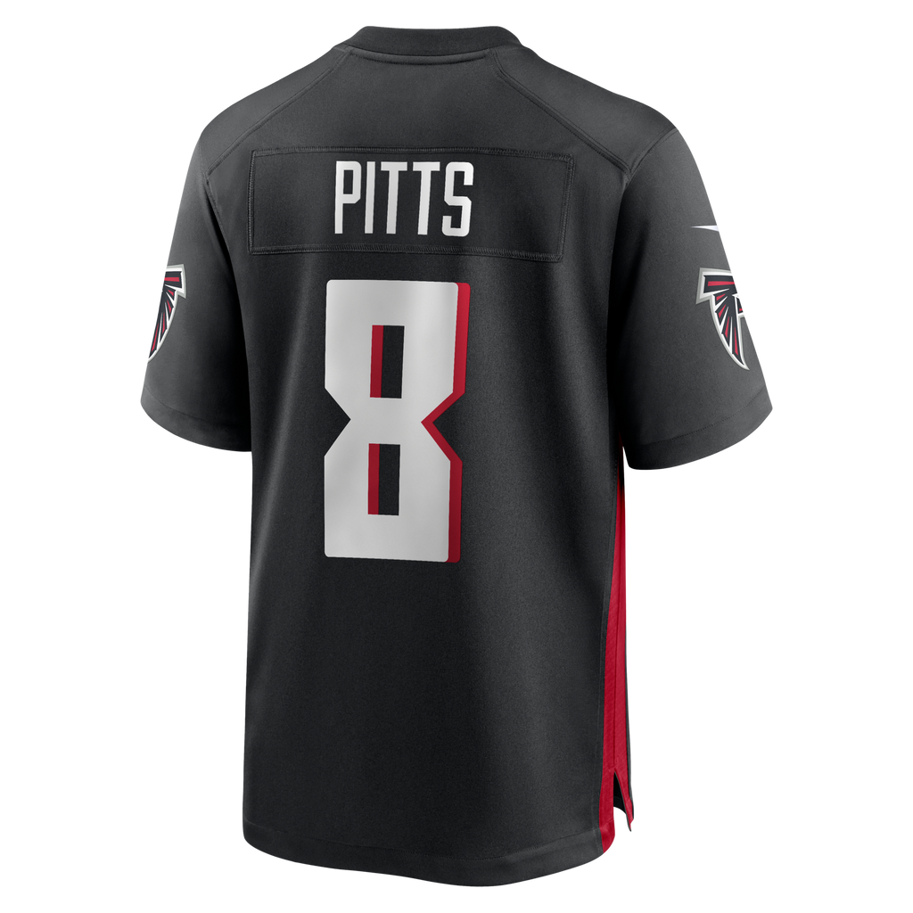 Atlanta Falcons Kyle Pitts Black Game Football Jersey