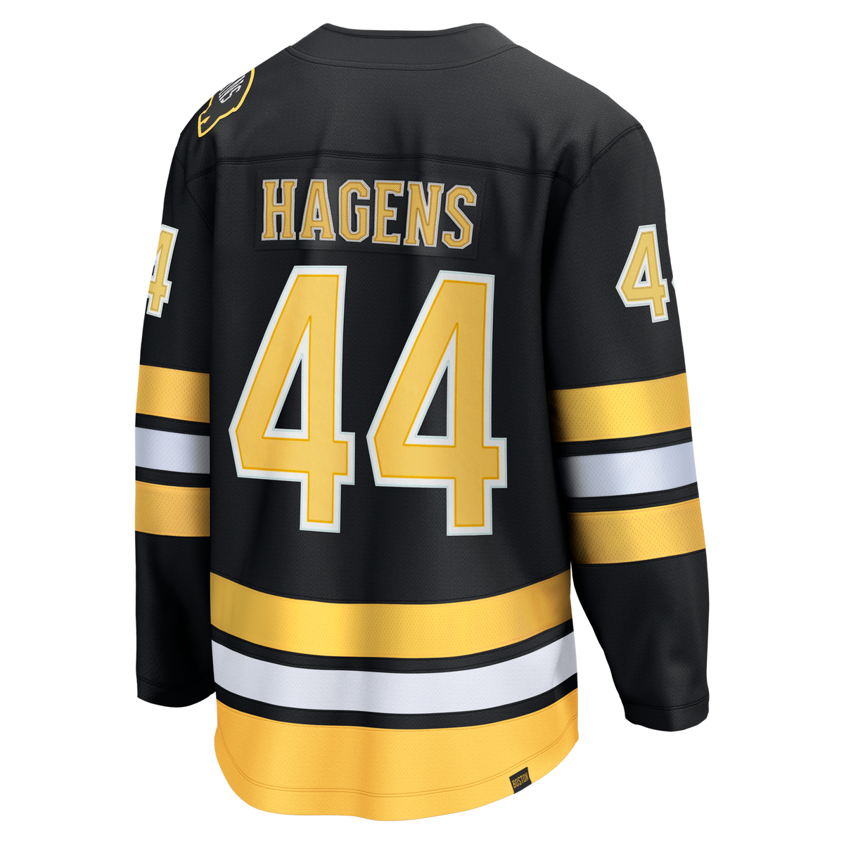 Boston Bruins James Hagens Black Breakaway Hockey Jersey