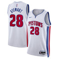 Detroit Pistons Association Edition Swingman Jersey - White - Isaiah Stewart