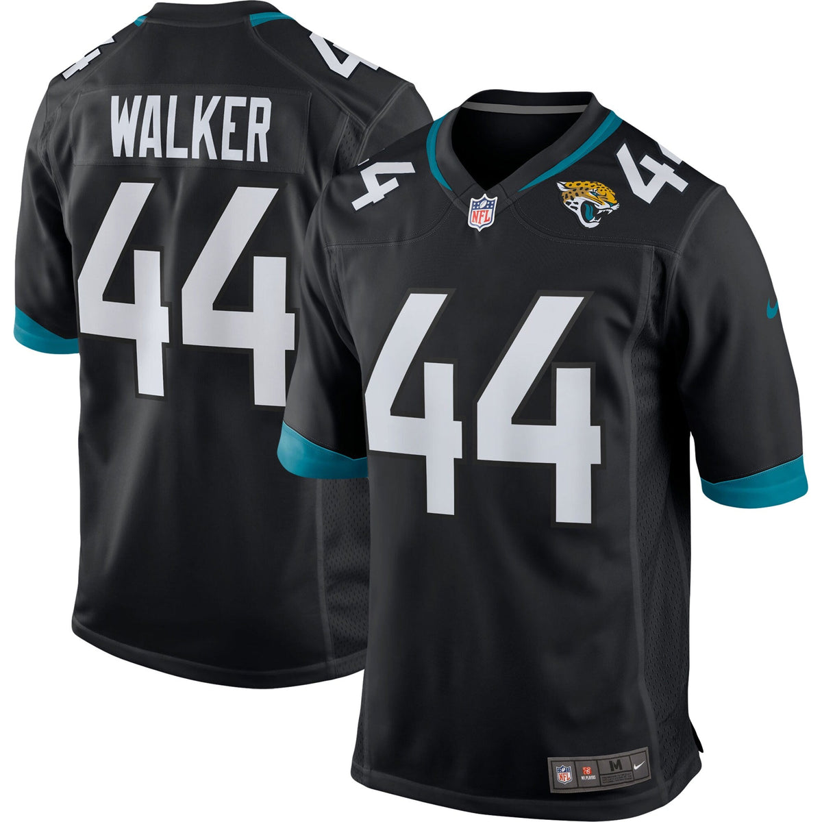 Jacksonville Jaguars Travon Walker Black Player Game Football Jersey