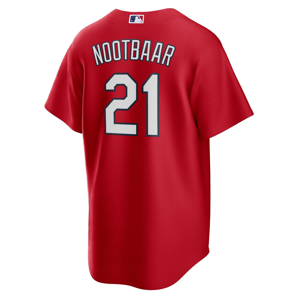 St. Louis Cardinals Lars Nootbaar Red Big & Tall Alternate Replica Player Baseball Jersey