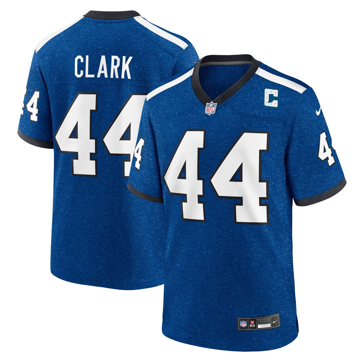 Indianapolis Colts Dallas Clark Blue Retired Player Alternate Game Football Jersey