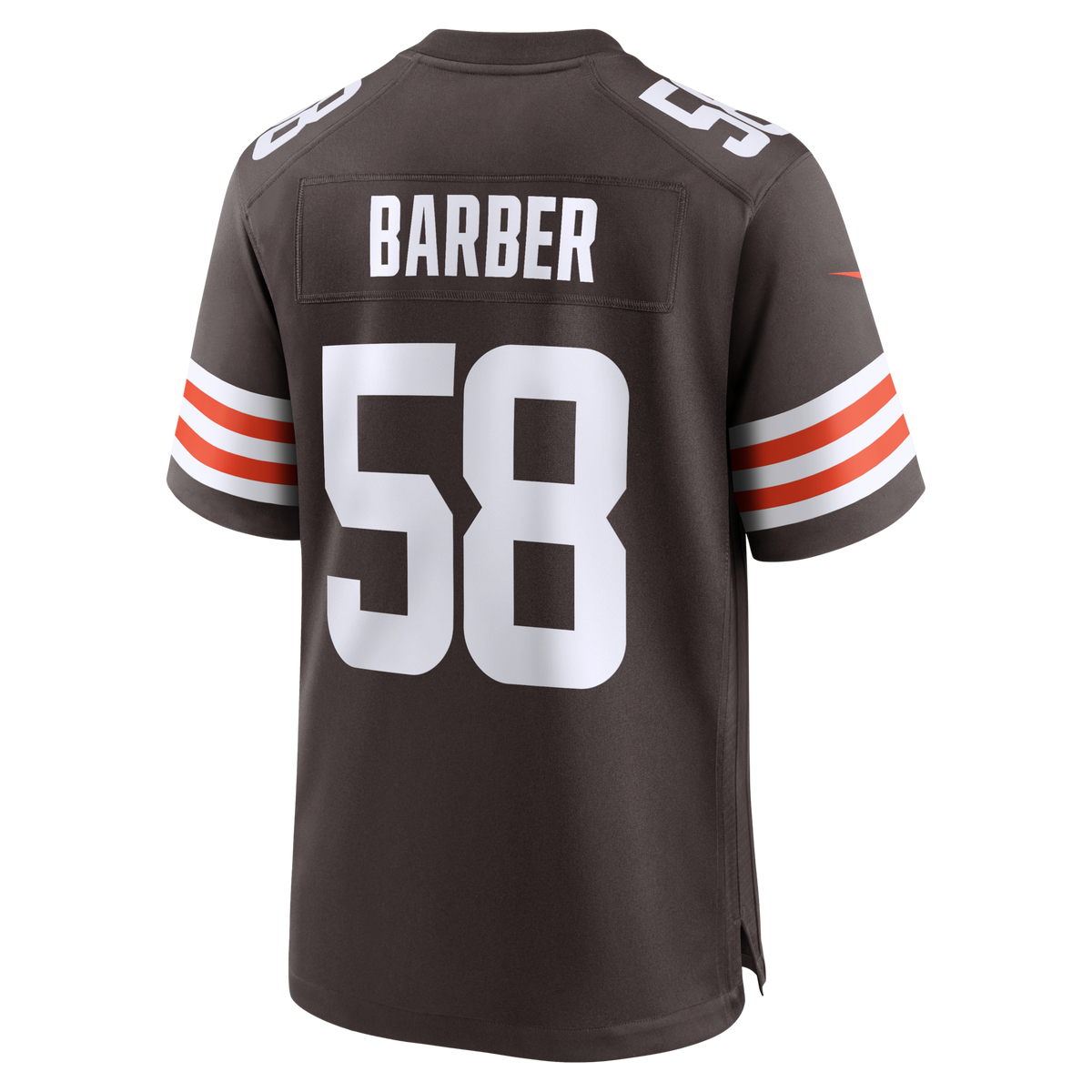Cleveland Browns Austin Barber Brown Team Game Football Jersey