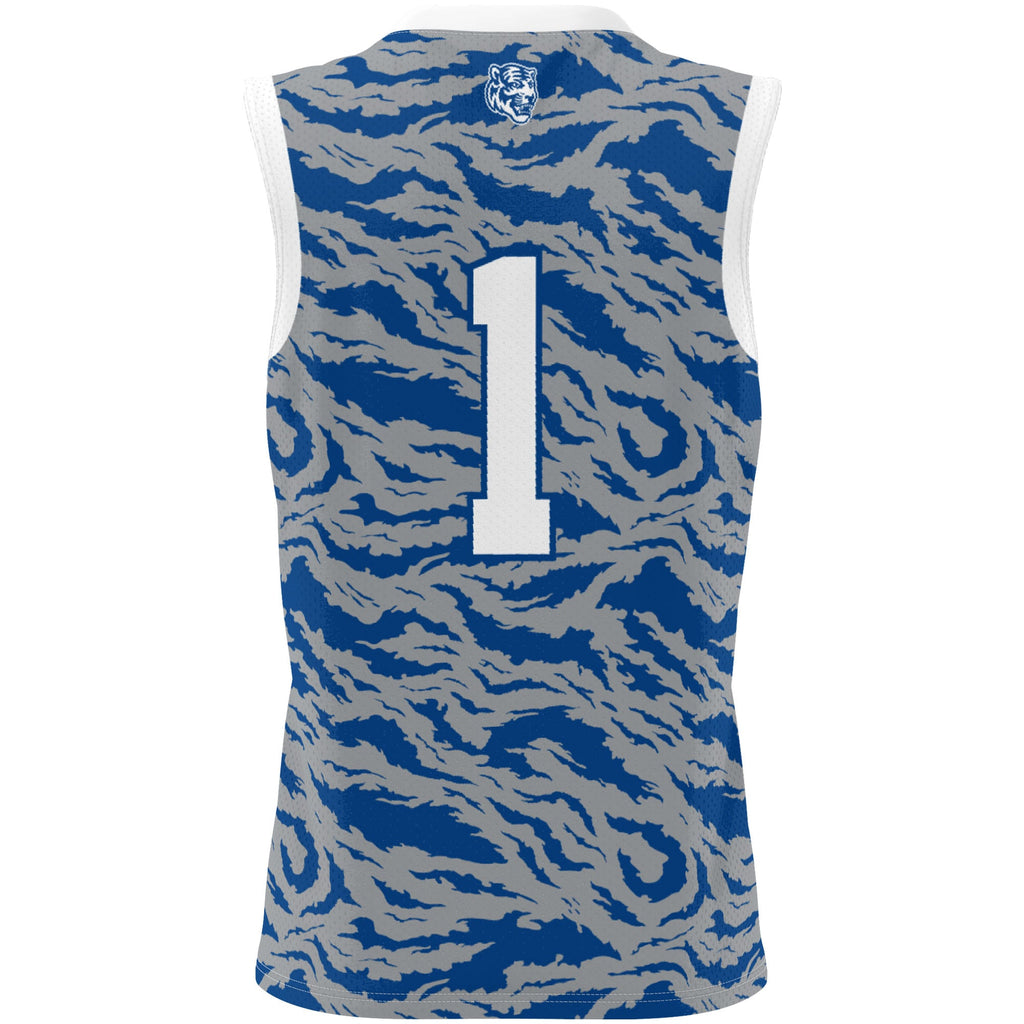 #1 Memphis Tigers Lightweight Basketball Jersey - Royal