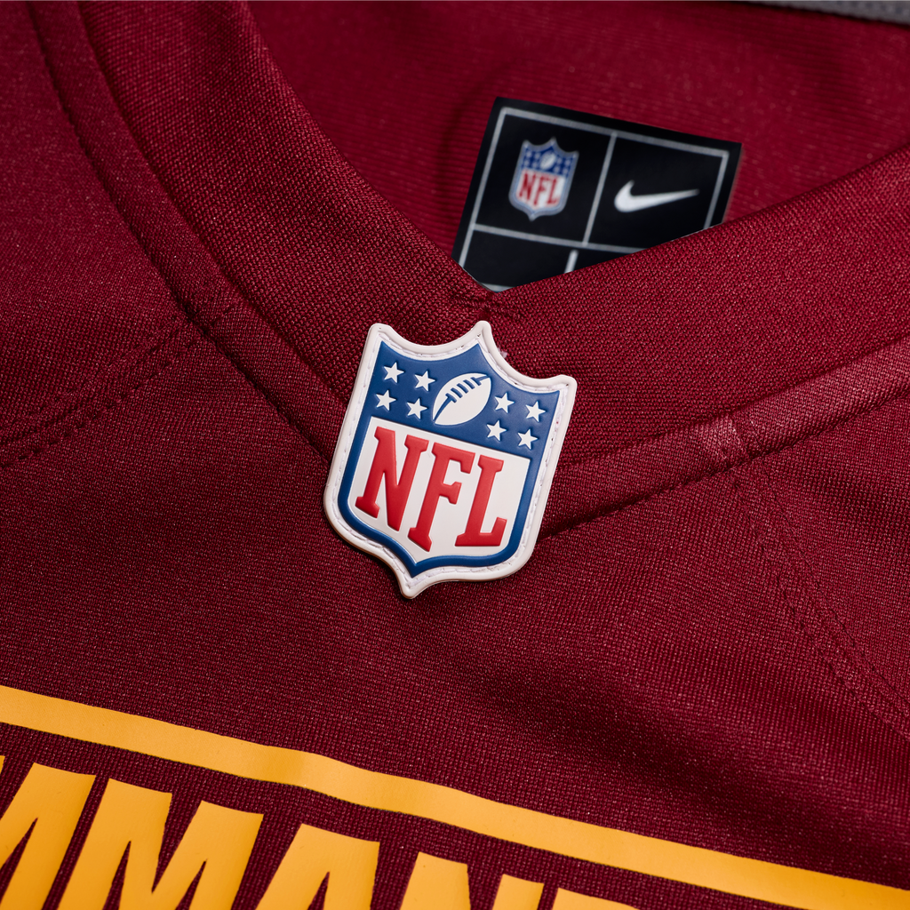 Washington Commanders Car'lin Vigers Burgundy Team Game Football Jersey