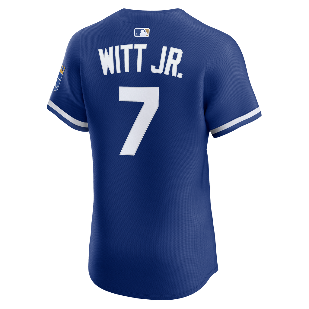 Kansas City Royals Bobby Witt Jr. Royal Alternate 2 Elite Player Baseball Jersey