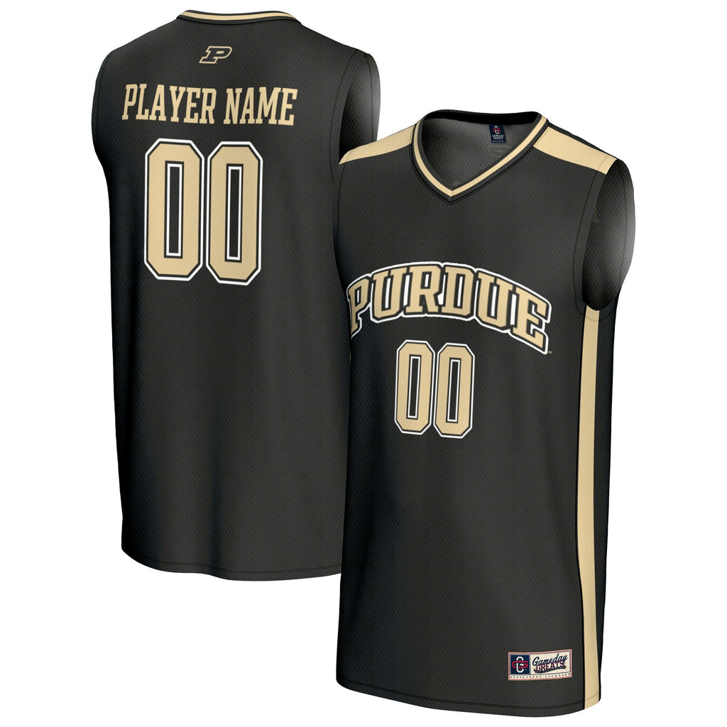 Purdue Boilermakers NIL Pick-A-Player Lightweight Basketball Fashion Jersey - Black