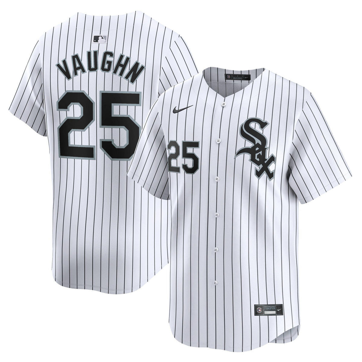 Chicago White Sox Andrew Vaughn White Home Limited Player Baseball Jersey
