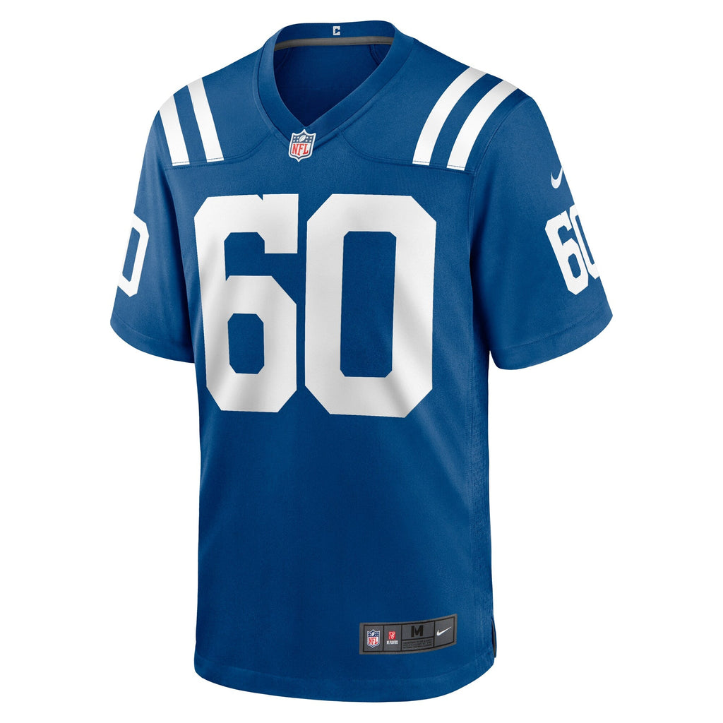 Indianapolis Colts Tanor Bortolini Royal Game Football Jersey