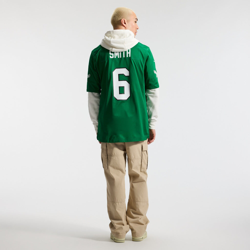 Philadelphia Eagles DeVonta Smith Kelly Green Alternate Game Player Football Jersey