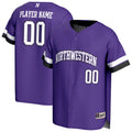 Northwestern Wildcats Personalized Collegiate Baseball Fashion Jersey - Purple