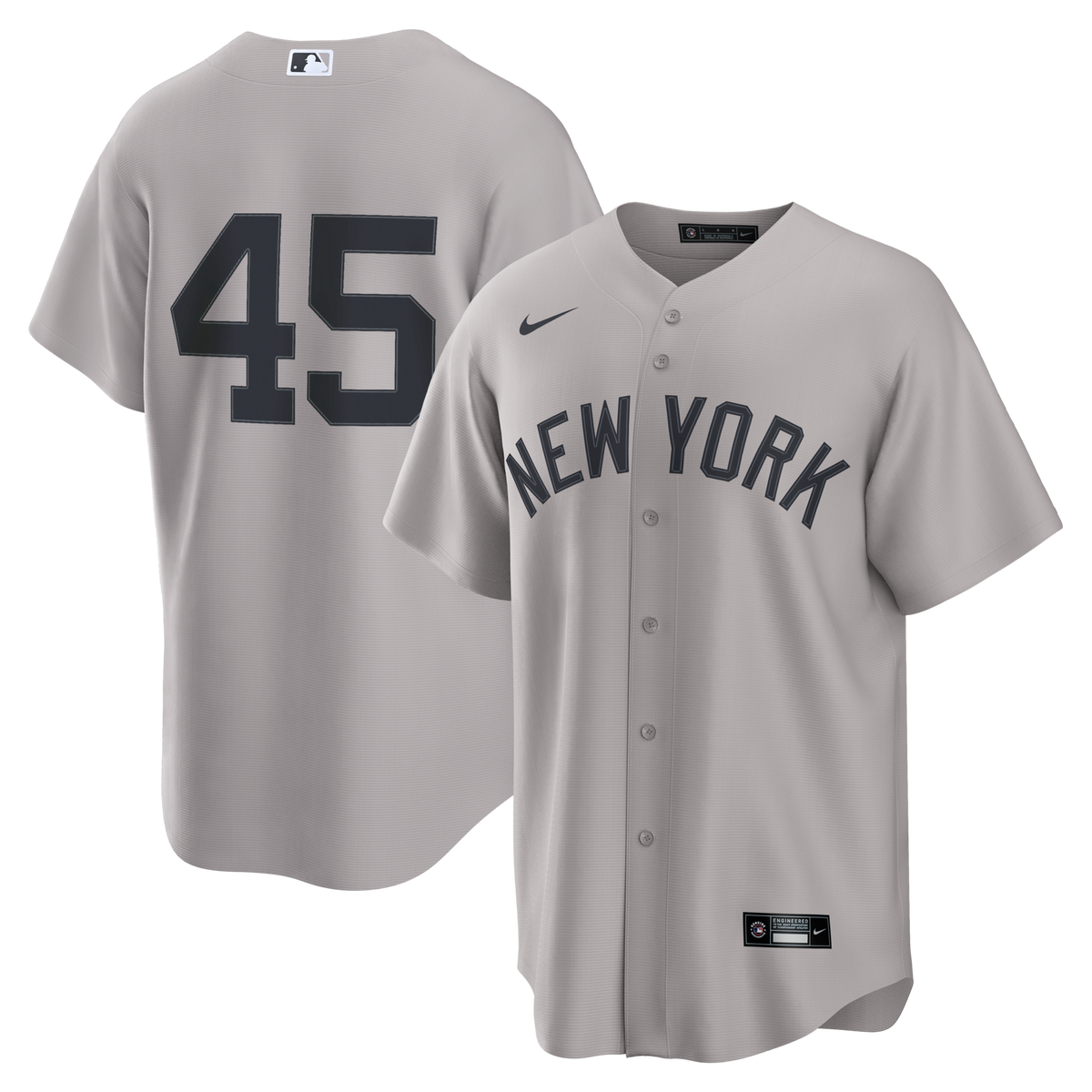 New York Yankees Gerrit Cole Gray Road Replica Baseball Jersey