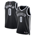 Brooklyn Nets Icon Swingman Jersey - Black - Mikel Brown Jr.