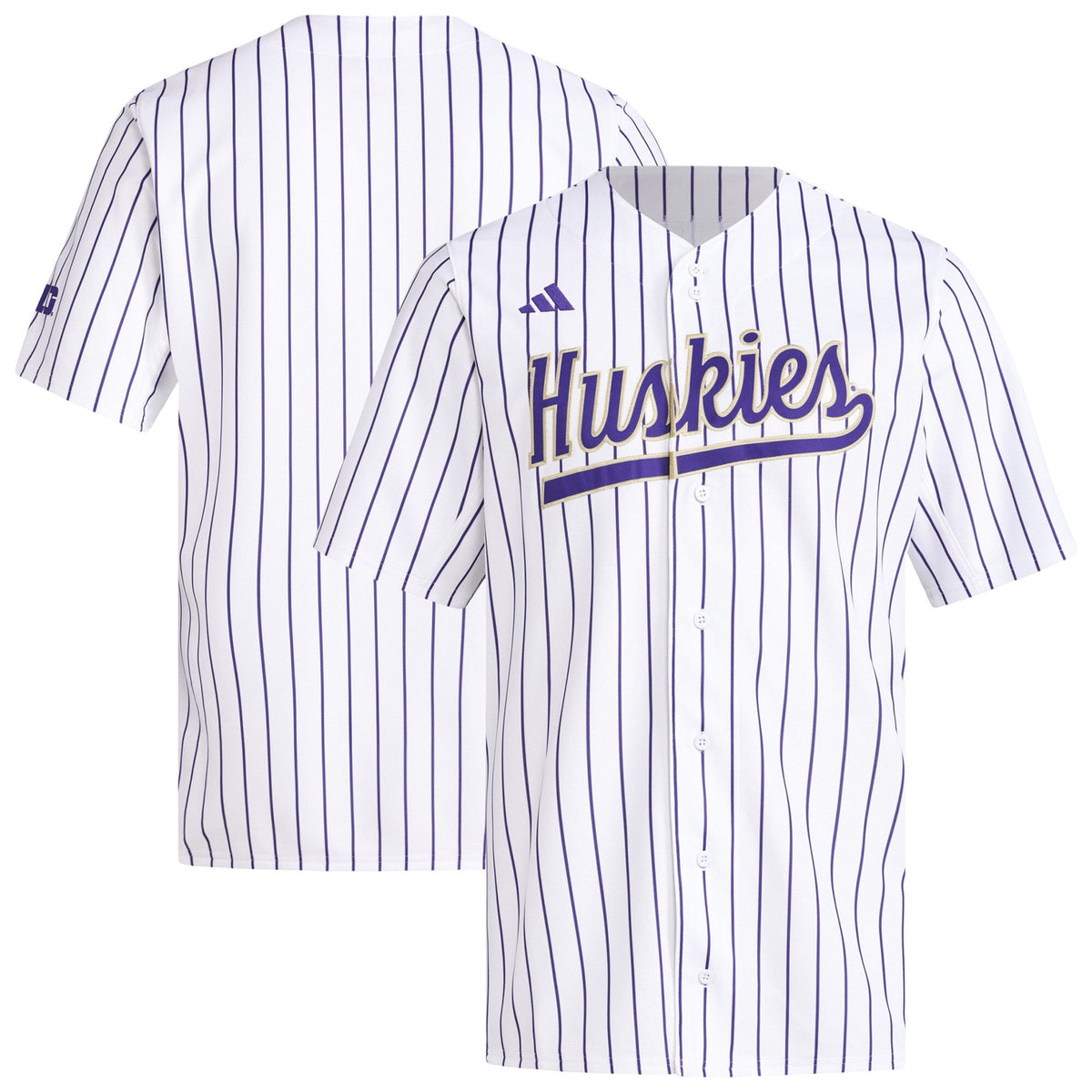 White Washington Huskies Replica Baseball Jersey