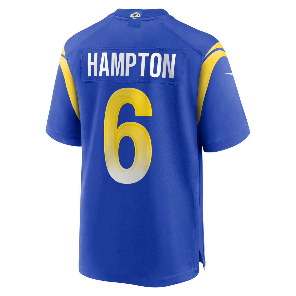 Los Angeles Rams Nick Hampton Royal Team Game Football Jersey