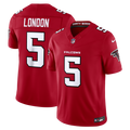 Atlanta Falcons Drake London Red Team Vapor F.U.S.E. Stitched Limited Football Jersey
