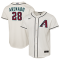 Male Arizona Diamondbacks Nolan Arenado White Home Replica Baseball Jersey