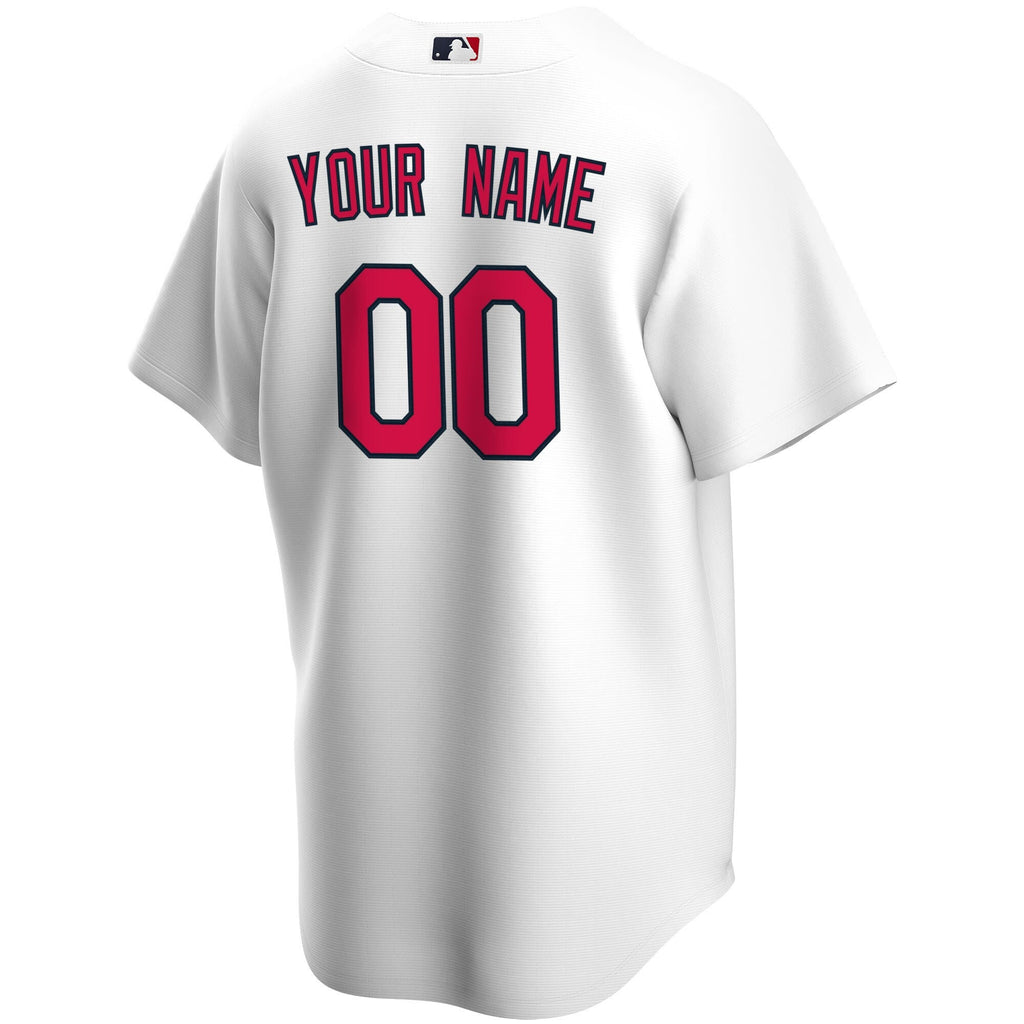 St. Louis Cardinals White Home Replica Custom Baseball Jersey