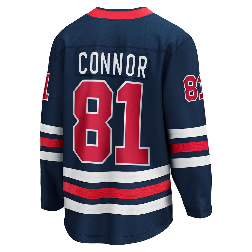 Winnipeg Jets Kyle Connor Navy Alternate Breakaway Hockey Jersey