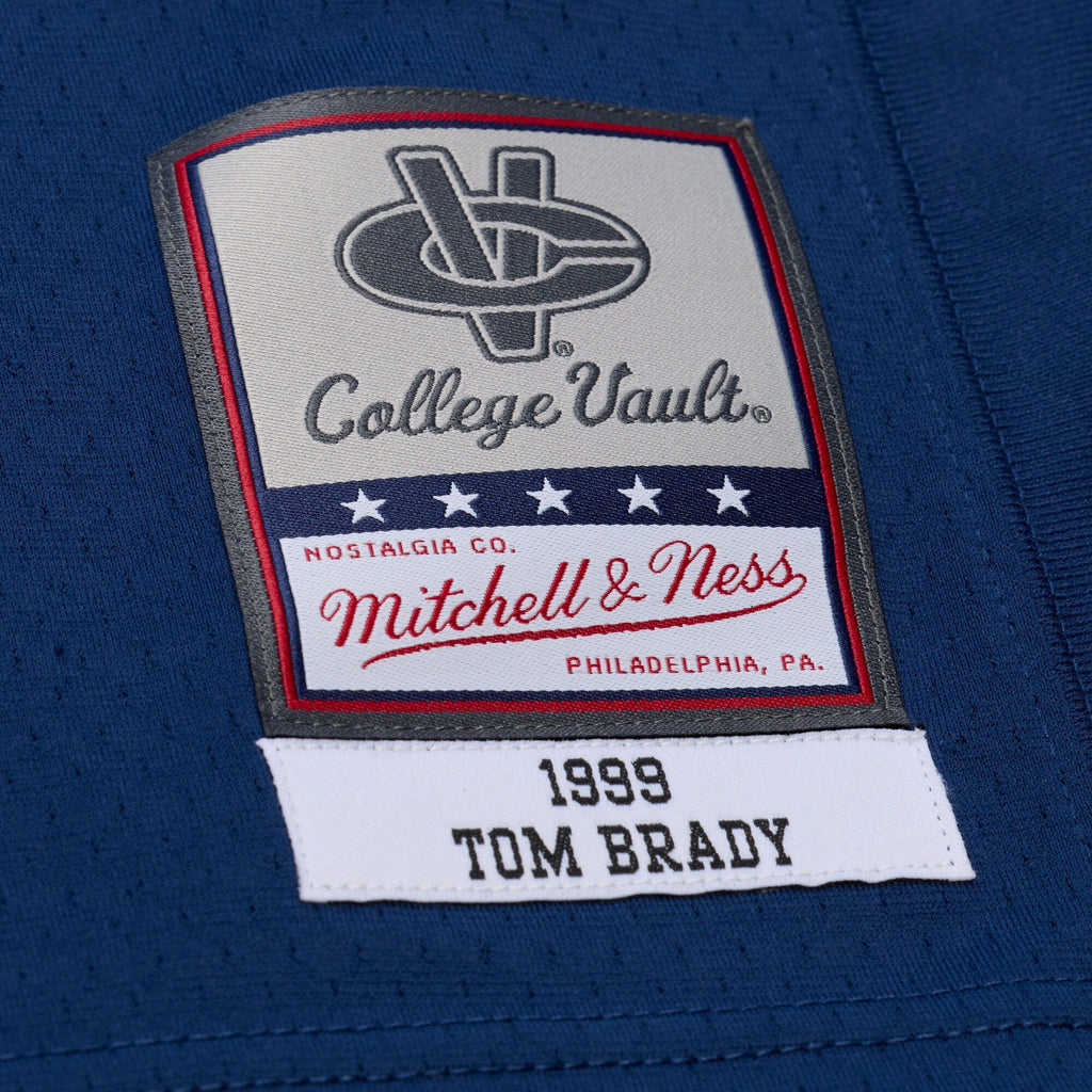 Tom Brady Navy Michigan Wolverines 1999 College Vault Jersey