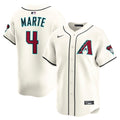Arizona Diamondbacks Ketel Marte Cream Home Limited Player Baseball Jersey