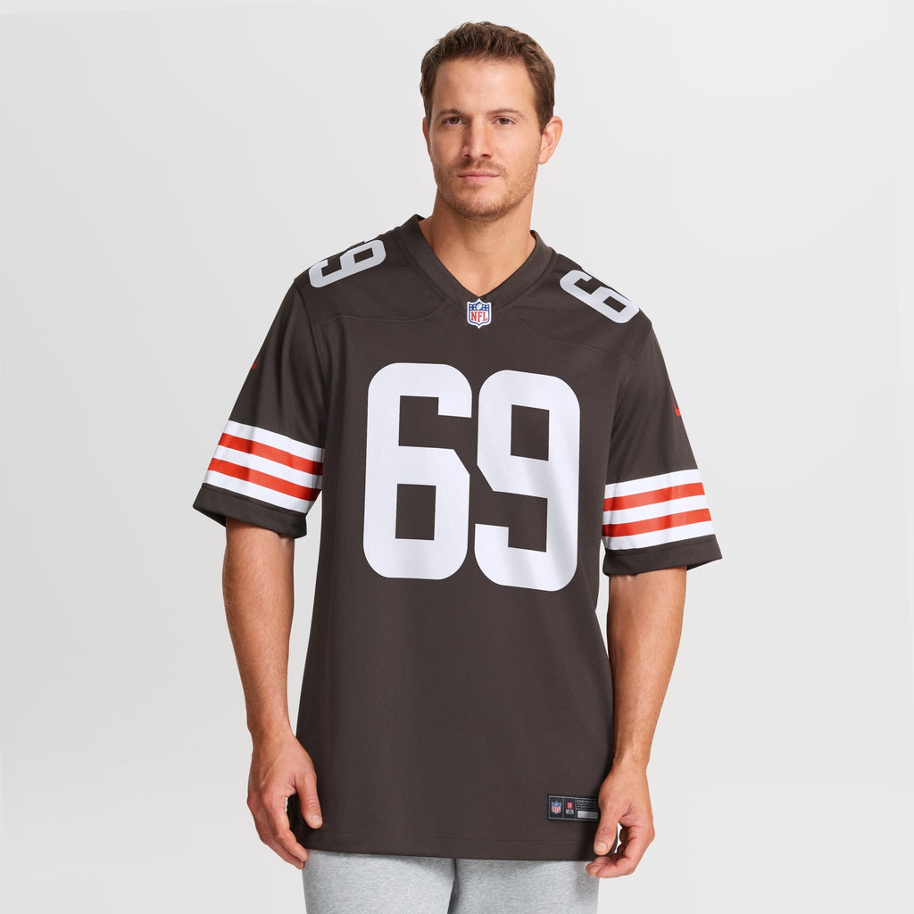 Cleveland Browns Tyre Phillips Brown Team Game Football Jersey